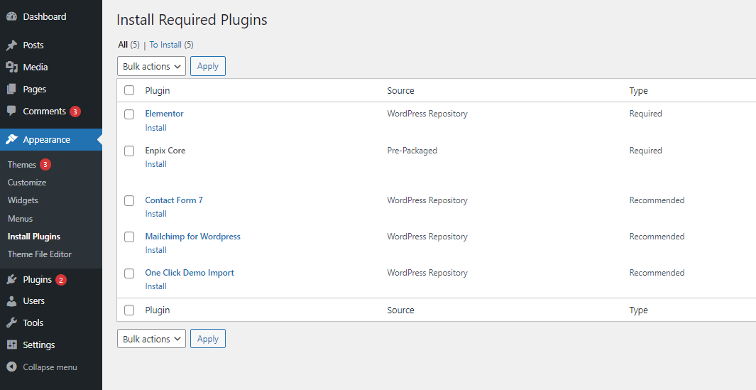 Plugin Installation – Themexplosion Docs